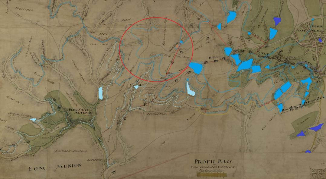 1785: Burgstätter Gangzug,