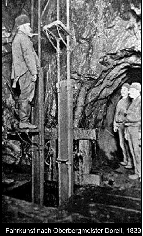 1833: Erfindung der Fahrkunst.