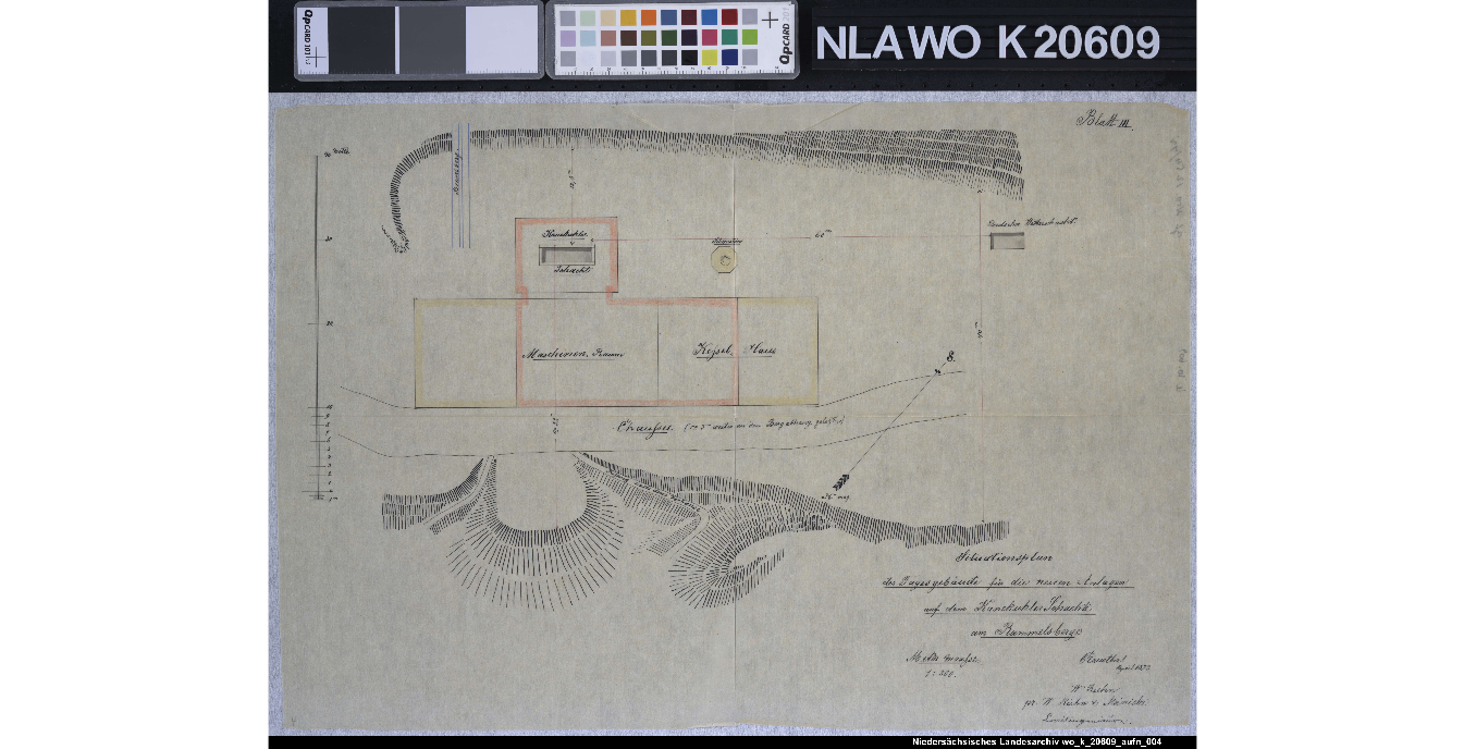Übertageanlagen Kanekuhler Schacht Grundriss