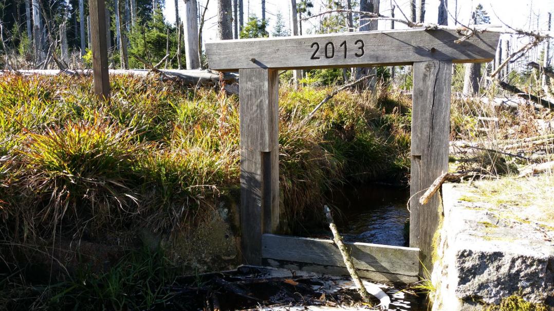 Fehlschlag 1, Abbegraben, Oberharzer Wasserwirtschaft.