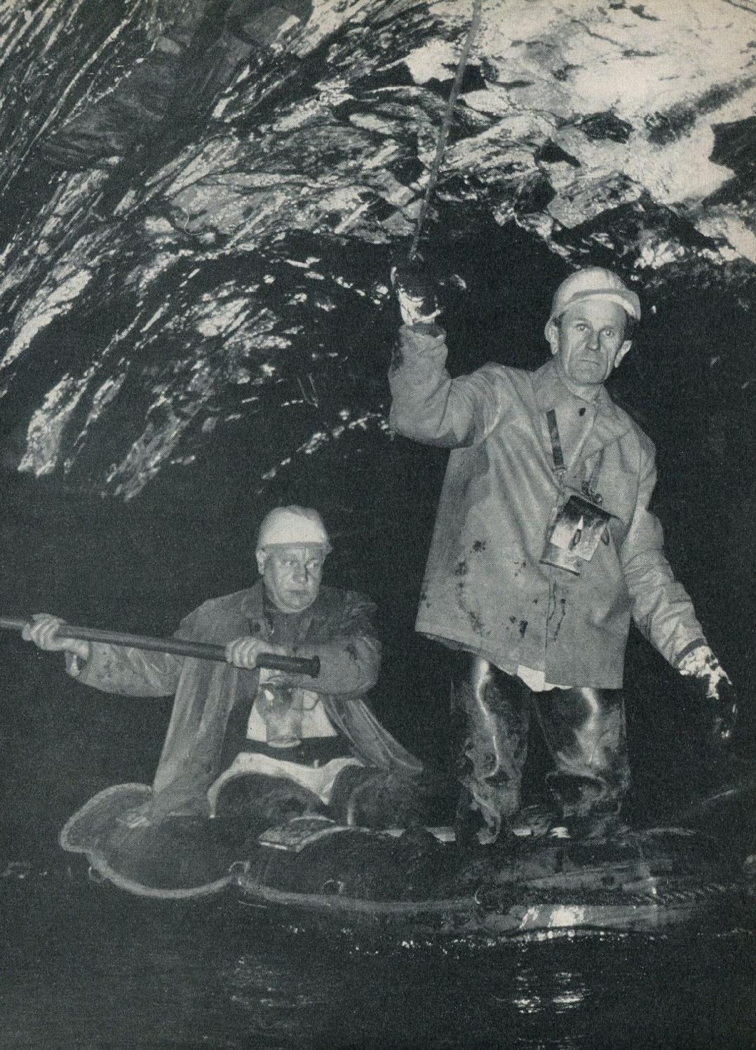 Revisionsfahrt im Ernst-August-Stollen.