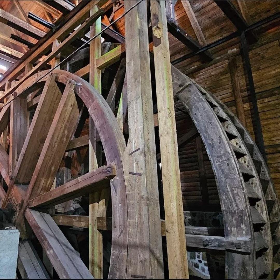 Kehrrad der Grube Samson; Foto Christian Barsch