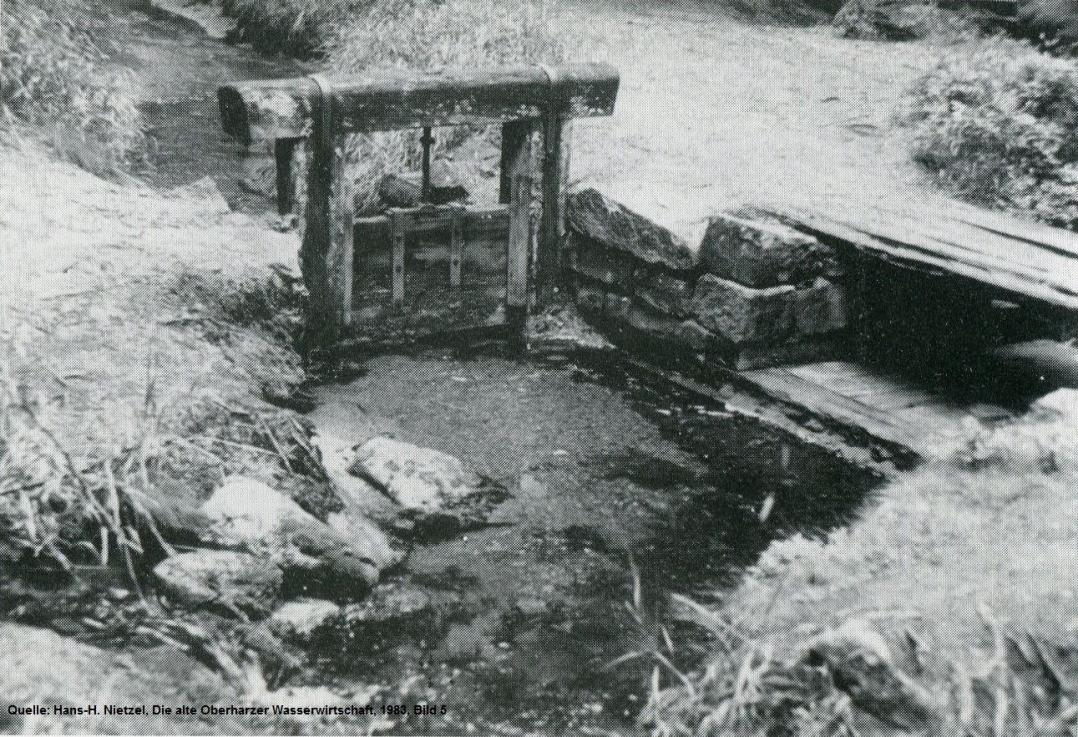 Fehlschlag 1 um 1983, Foto von Hans Hugo Nietzel, Oberharzer Wasserwirtschaft.